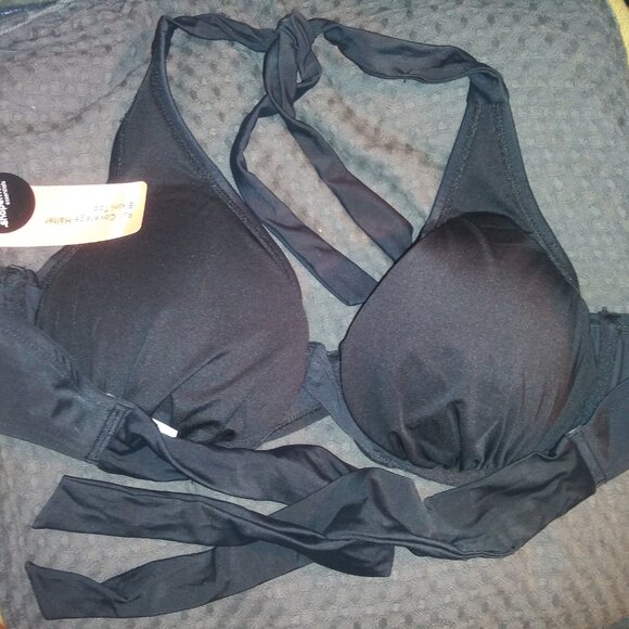 New Shapermint Essentials Full Coverage Bikini Top + High-Waisted Bottom - Large - Picture 6 of 9